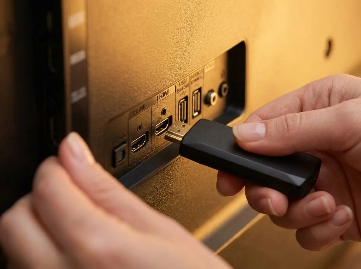 Plugging EZStream into TV HDMI port